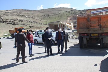 کنترل ورود و خروج در مناطق شهری و روستایی مهاباد