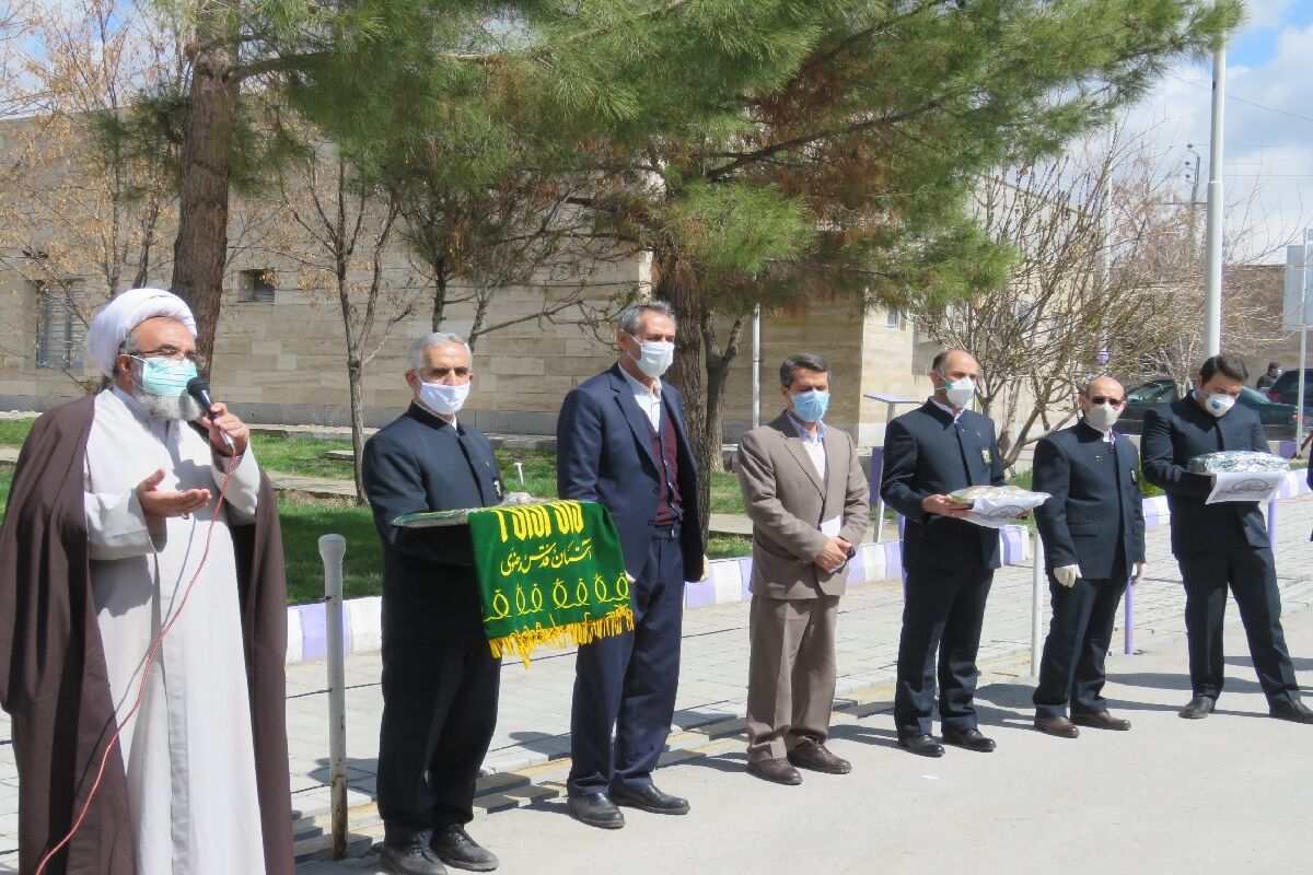 توزیع غذای آستان قدس رضوی در بیمارستان امیرالمومنین (ع) مراغه 2