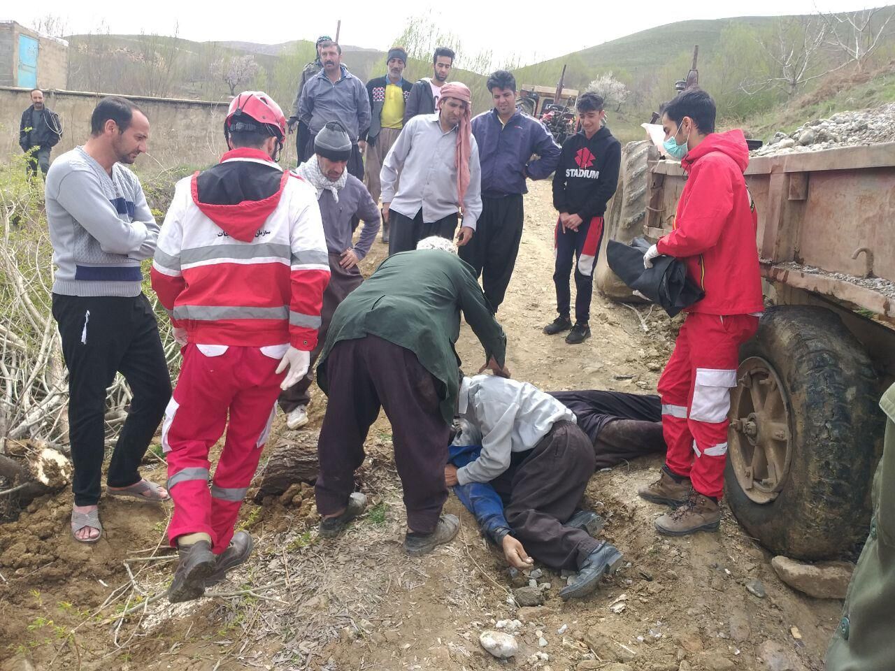 واژگونی تراکتور در مهاباد جان یک نفر را گرفت