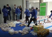 ۷۵۰ خانوار نیازمند شیراز از بسته‌های بهداشتی و خوراکی بهره‌مند شدند