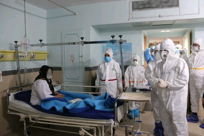 عیادت استاندار خوزستان از بیماران مبتلا به کرونا در دزفول