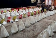 هیات‌های مذهبی مشهد سه هزار بسته معیشتی توزیع کردند