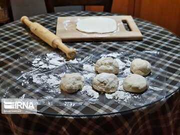 Home-baked bread