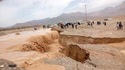 سیل سه محور روستایی اسفراین را بست