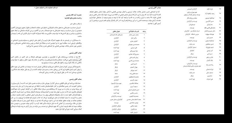 یک نامه، چند تکذیبیه و سوالات بسیار