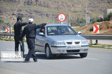 ۱۸ تیم پلیس راه در ورودی‌های همدان مستقر شدند