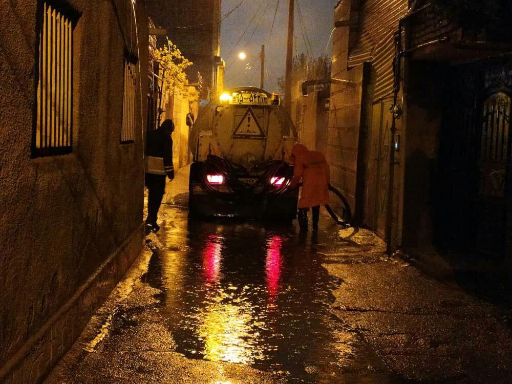 آبگرفتگی خیابانها در مشهد رفع شد