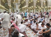 لغو ضیافت افطاری ماه رمضان در مسجد النبی (ص)