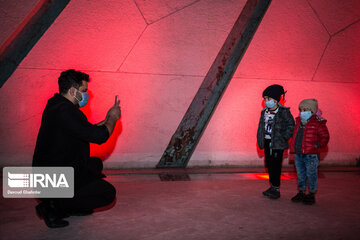 Tehran’s Azadi Tower gets red on Hemophilia Day