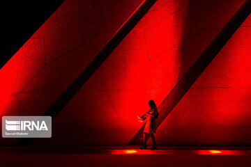 Tehran’s Azadi Tower gets red on Hemophilia Day