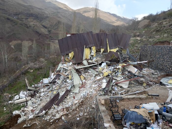 تخریب ساخت و ساز غیرمجاز در لواسان بزرگ