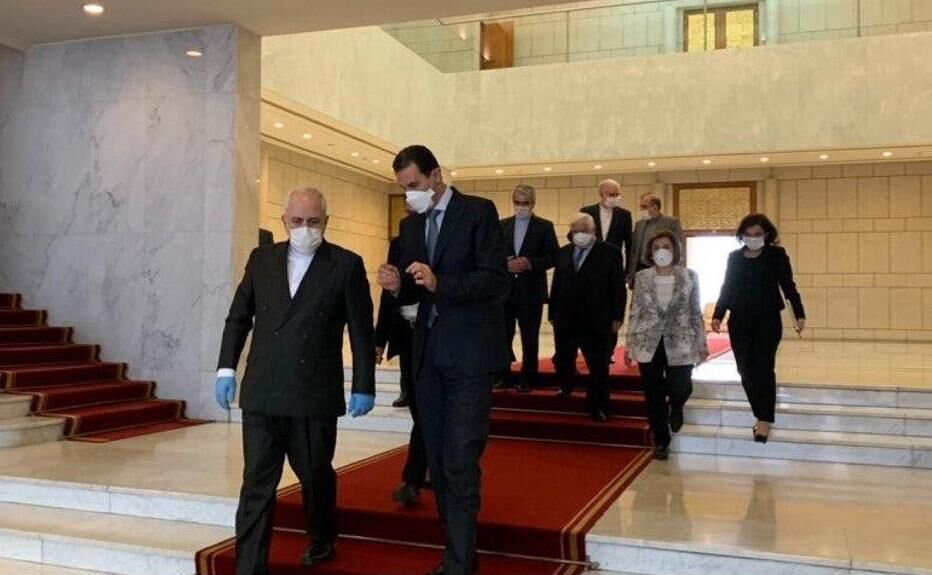 Zarif meets with Syrian President, FM