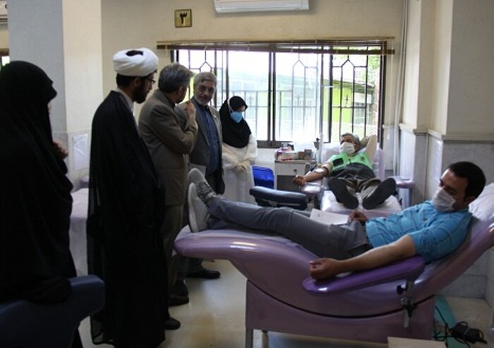 برگزاری رزمایش همدلی با مجاهدان سلامت در انتقال خون مشهد