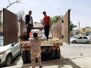 رزمایش مواسات و کمک مومنانه در شاهرود