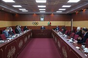 برگزاری شصتمین نشست هیات اجرایی کمیته ملی المپیک با حضور دبیر