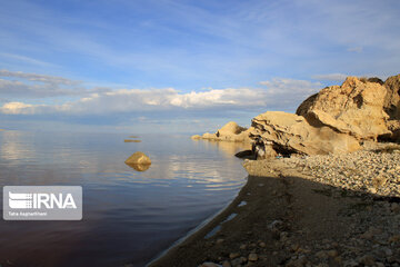 Lake Urmia's volume of water increases