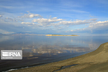 Lake Urmia's volume of water increases