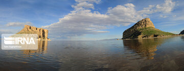 Lake Urmia's volume of water increases