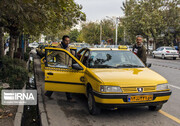 ۱۰۰ دستگاه تاکسی متخلف در مهاباد جریمه شدند