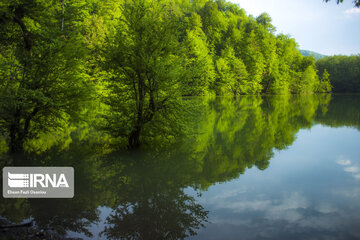 Churat Lake in Northern Irany ; Beauty created by earthquake