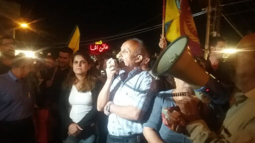 تظاهرات شبانه در سلیمانیه
