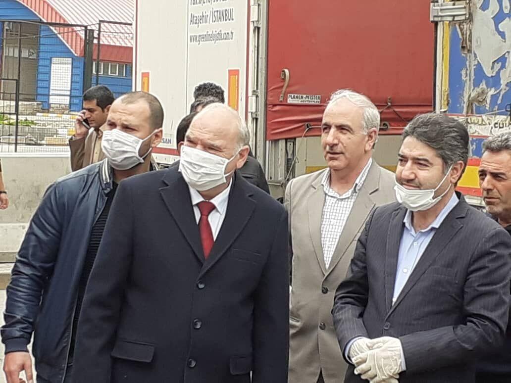 پذیرش کامیون‌های ترک از مرز بازرگان از سرگرفته شد