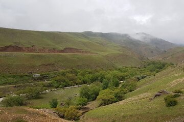 طبیعت زیبا و مه آلود اشنویه