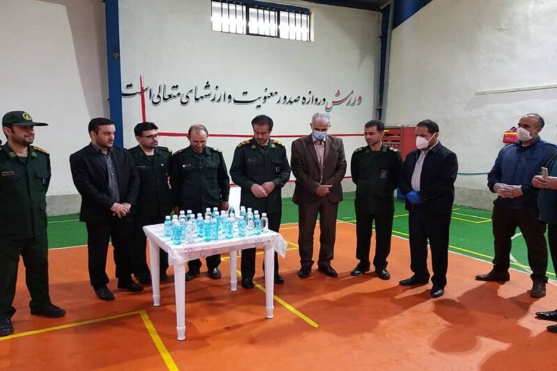کارگاه تولید محلول ضدعفونی در آستارا راه‌اندازی شد