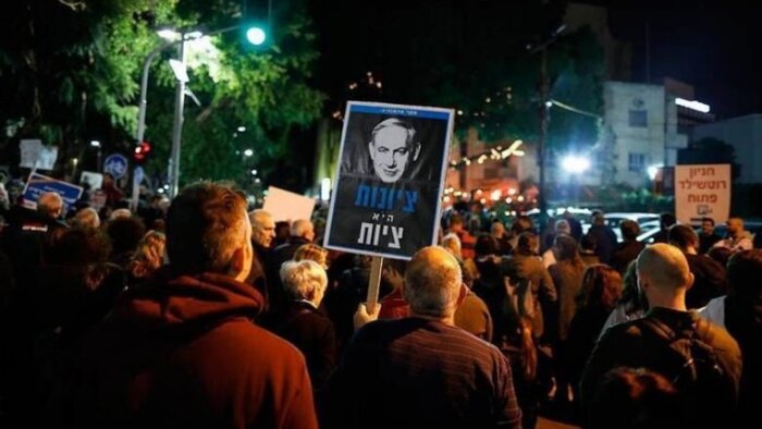 هزاران نفر در قدس اشغالی علیه نتانیاهو تظاهرات کردند