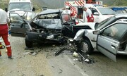 تصادف در جاده سروآباد به سنندج یک کشته بر جا گذاشت