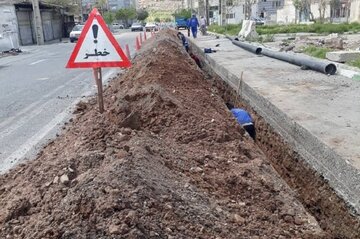 ۶۰۰ متر شبکه توزیع آب شهرک مشیریه تهران بازسازی شد