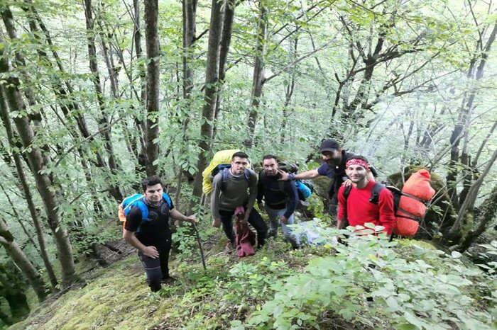 کوهنوردان گمشده در ارتفاعات آستارا نجات یافتند
