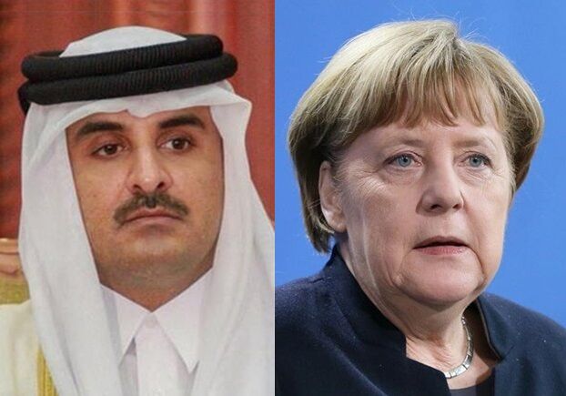 سران آلمان و قطر تحولات منطقه را بررسی کردند