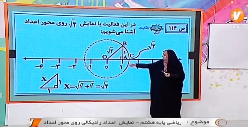 معلمان متوسطه تهرانی بیش از ۵۰۰ ساعت در رسانه ملی تدریس کردند 