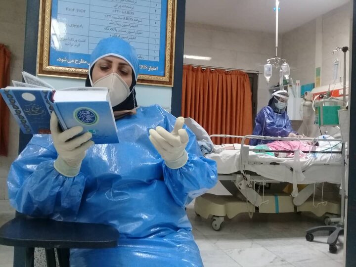احیای شب بیست‌ویکم ماه مبارک رمضان در بیمارستان‌های کرونایی بابل