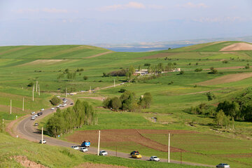 طبیعت بهاری دامنه‌های سبلان در اردبیل