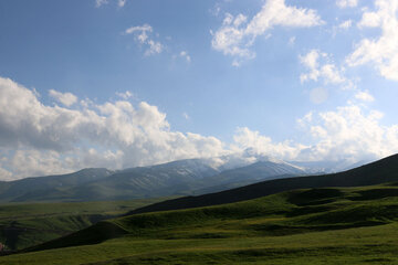 Spring time in Sabalan slopes Mount Northwestern Iran; Ardebil