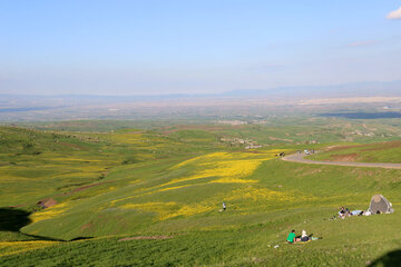 Spring time in Sabalan slopes Mount Northwestern Iran; Ardebil