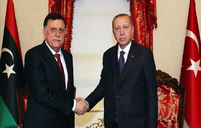 زمینه های بهره بردای از منابع دریایی مدیترانه بین ترکیه و لیبی بررسی شد