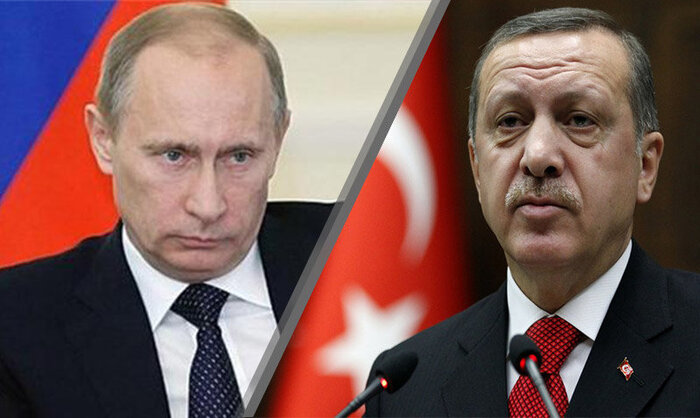 اردوغان و پوتین درباره تحولات سوریه و لیبی گفت و گو کردند