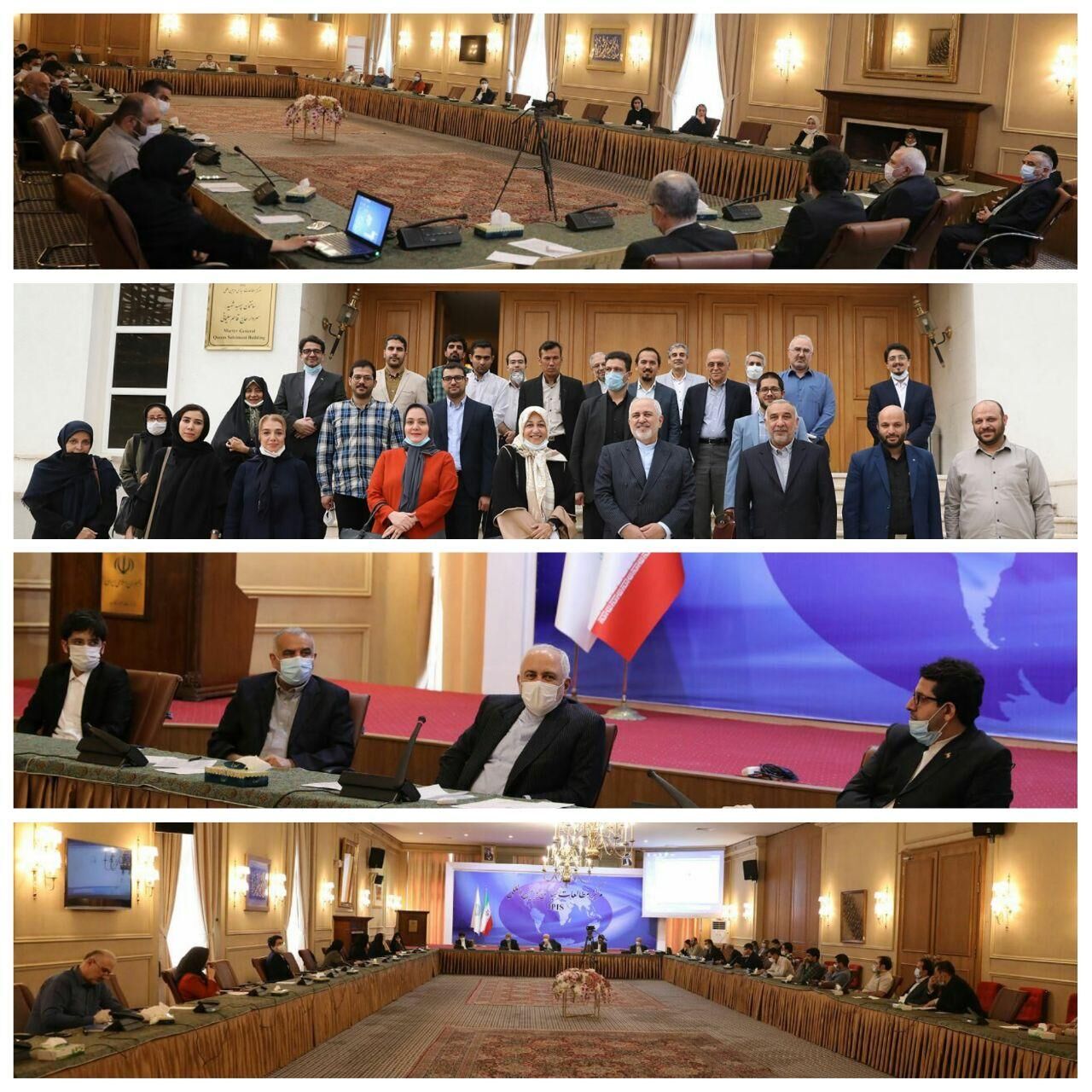 دیدار نمایندگان موسسات خیریه مردمی با ظریف