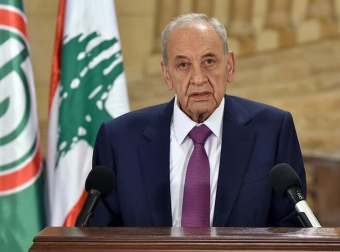 رییس مجلس لبنان بر تشکیل کشور مستقل فلسطین تاکید کرد