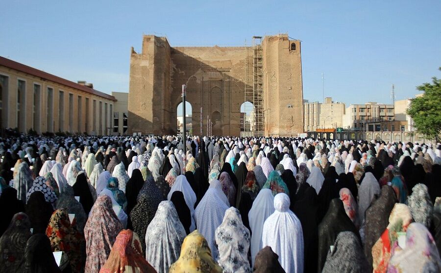 نماز عید فطر در محوطه باز مصلای تبریز و خیابان های اطراف برگزار می شود