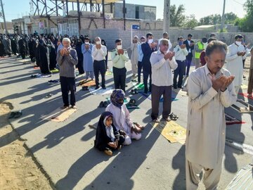 نماز عید سعید فطر در ریگان