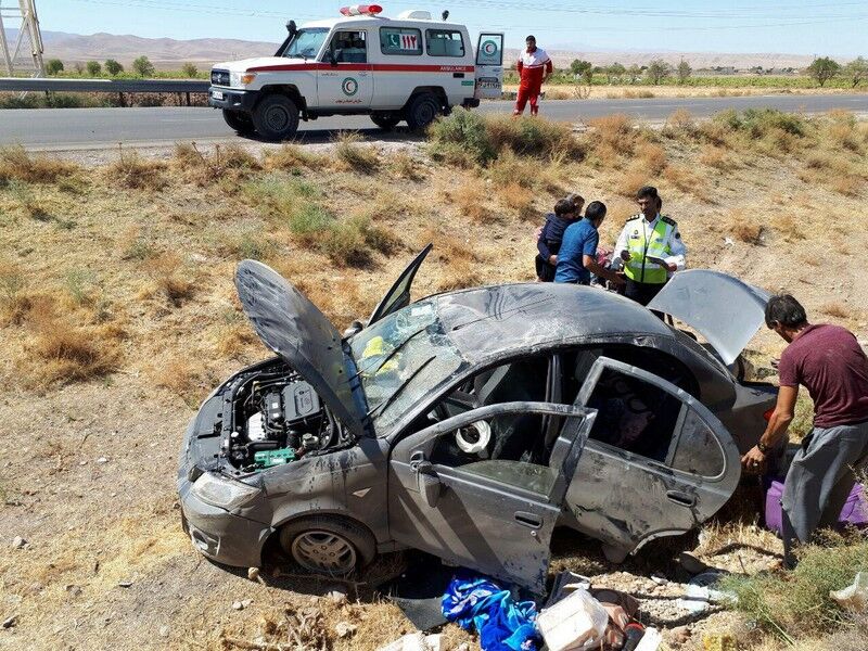 سوانح رانندگی در سبزوار هفت مصدوم بر جای گذاشت