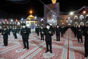 آیین "شکرانه بازگشایی حرم مطهر رضوی"