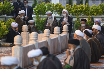 آیین "شکرانه بازگشایی حرم مطهر رضوی"