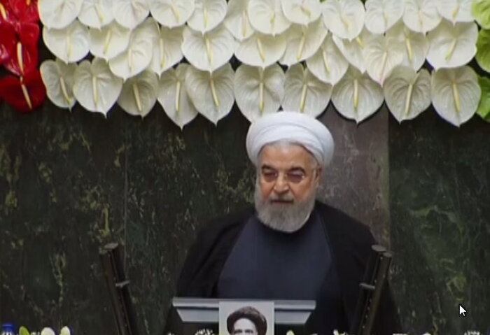 سخنان روحانی در افتتاحیه مجلس یازدهم