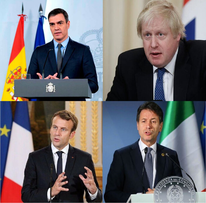 هشدار رهبران چهار کشور اروپایی به نتانیاهو
