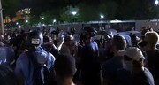 درگیری مقابل کاخ سفید؛ پلیس با گاز اشک‌آور به معترضان حمله کرد